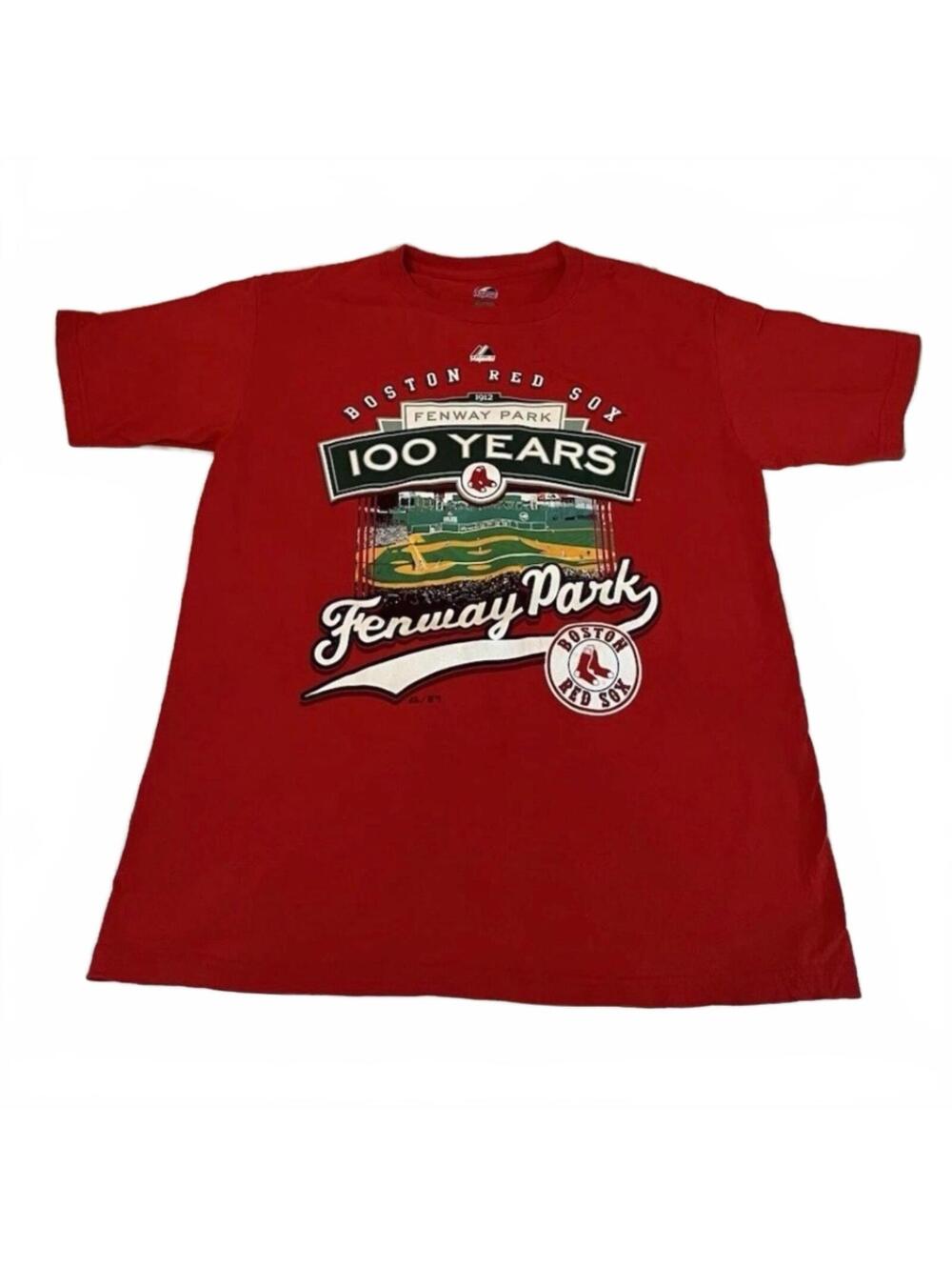 Boston Red Sox 100th Year Anniversary Fenway Park T-Shirt Baseball MLB